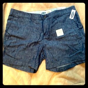 Chambray shorts (5”)